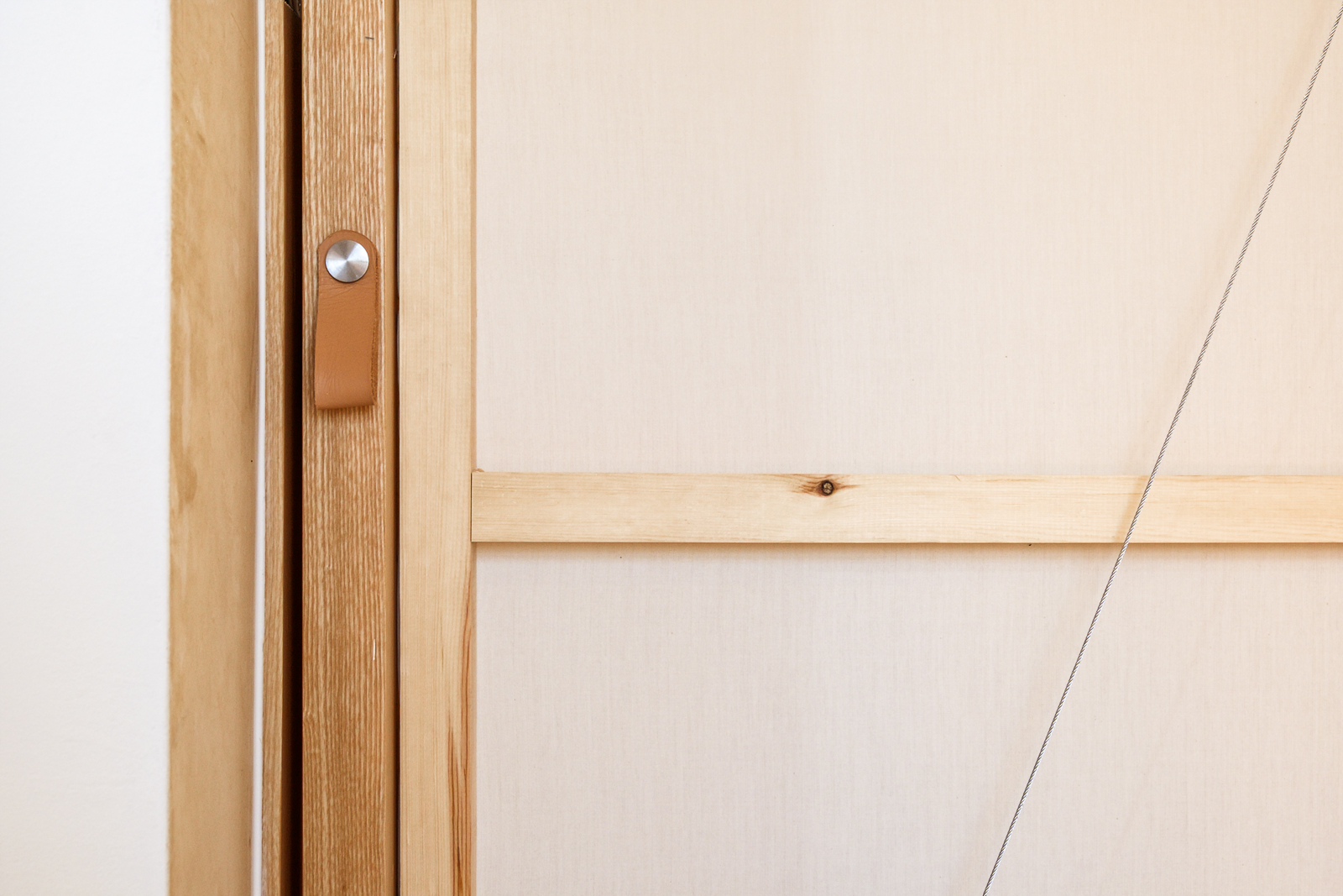 Detalle de Bastidor y Lienzo para Casa Atelier diseñada por GYRARCHITECTS